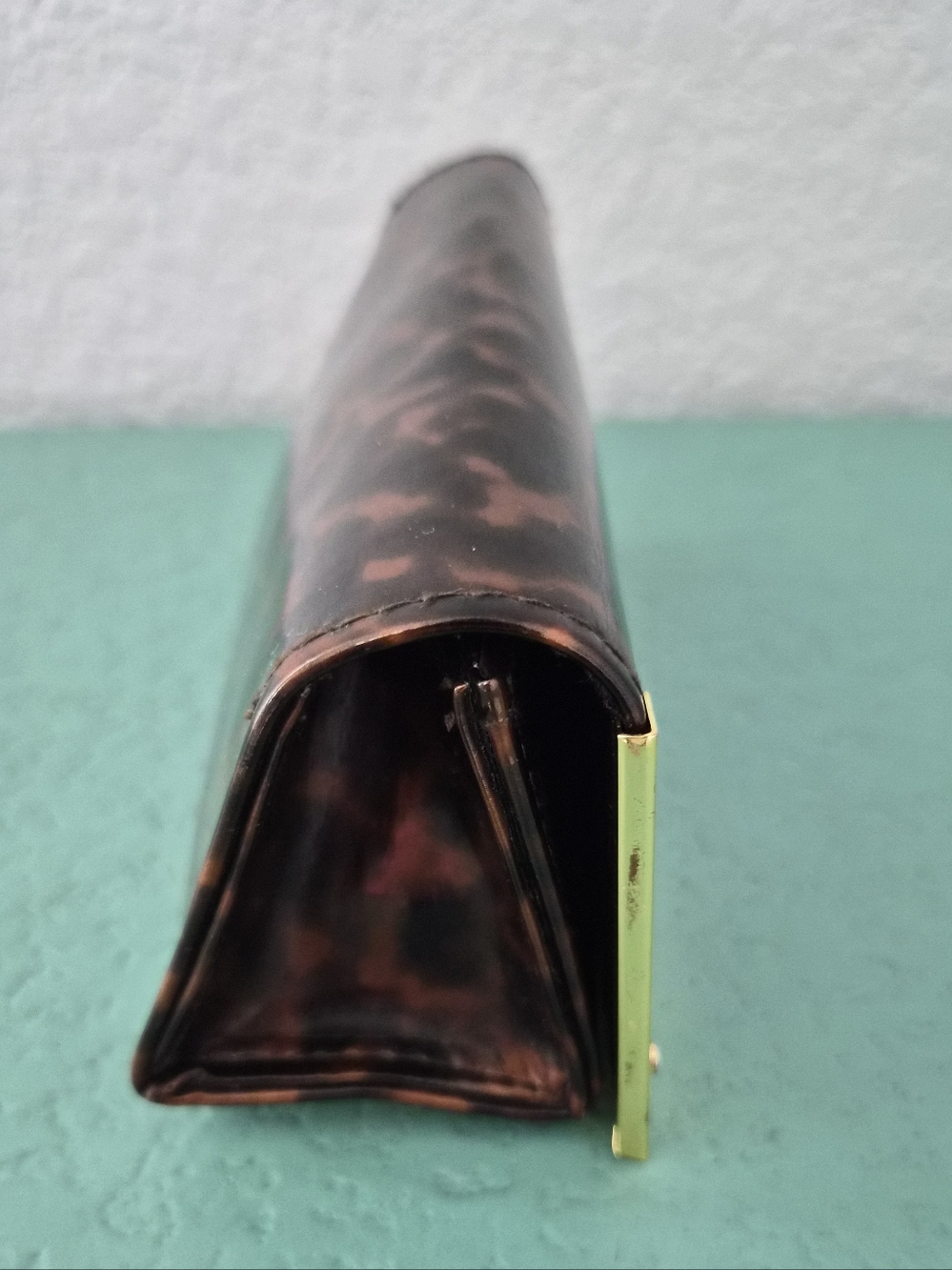Tory Burch Tortoiseshell Eyeglass Case - Picture 2 of 7